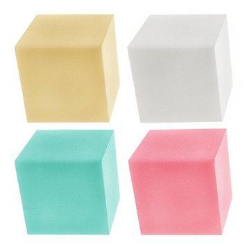 Поролоновые кубики 25&times;25&times;25 см &mdash; мягкий наполнитель для сухих бассейнов, детских игр и упаковки 1121575479 фото